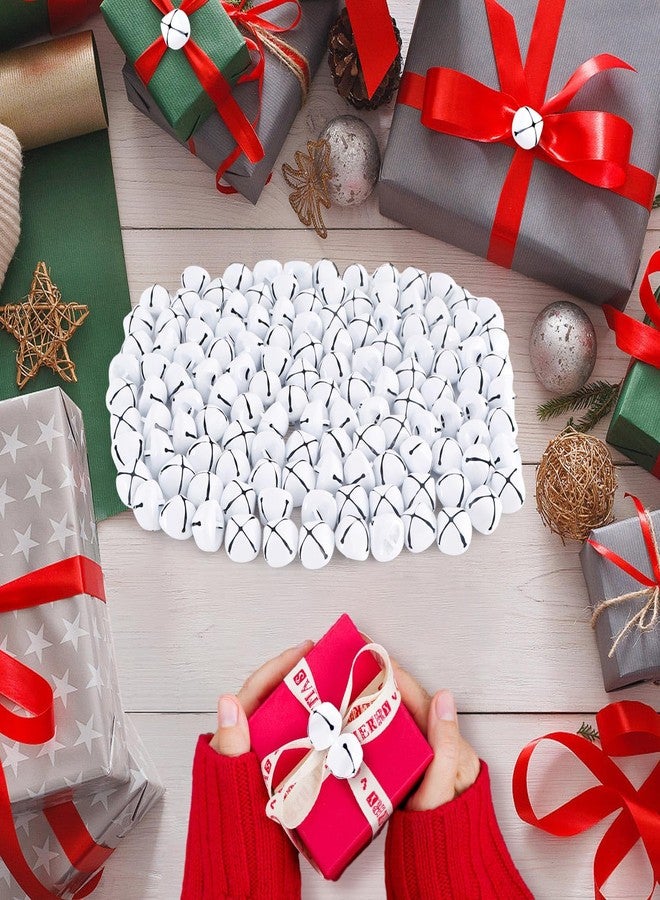 LIGHOON Jingle Bells for Crafts,1 Inch Large Jingle Bells Bulk, 50 Pcs Christmas Craft Bells for DIY Festival Home Wreath Christmas Party Decoration (White) - Image 5